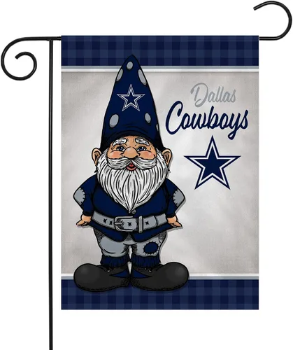 Miniatura 18 de Rico Industries NFL Gnomo - Bandera de jardín de doble cara de 13 x 18 pulgadas