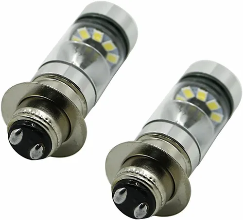 Miniatura 3 de motoparty Para Kawasaki Bayou 220 300 KFX 400 KLX 250R 300 Lakota Prairie 360 400 100W Blanco de Alta Potencia H6 (2 piezas)