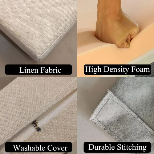 Miniatura 4 de SAMTY Relleno de cama para cabecero, relleno de espacio para sofá, relleno de grietas entre cabecero y colchón, 36 pulgadas