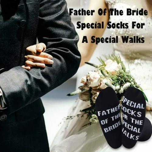 Miniatura 3 de TSOTMO 2 pares de calcetines especiales para el hermano de la novia para un paseo especial, regalo de fiesta de boda, regalo de hermano de la novia