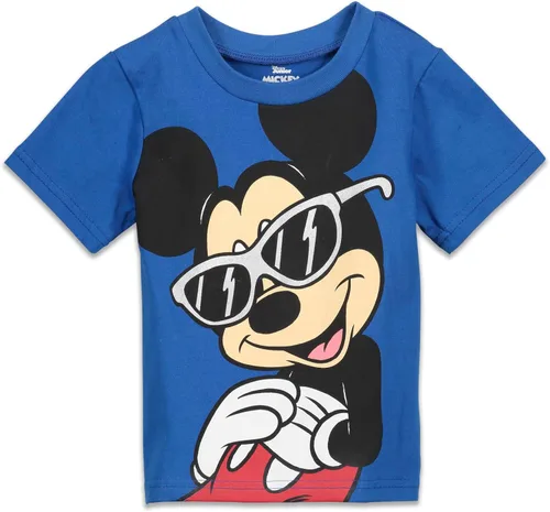 Miniatura 2 de Disney- Camisa de manga corta y pantalones cortos de malla de Mickey Mouse