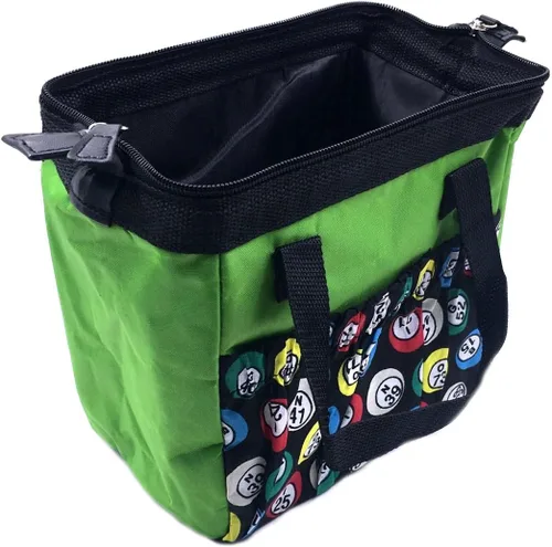 Miniatura 13 de Tapp Collections Bolso tote Bingo Dauber con 6 bolsillos Bingo Ball Design / Negro