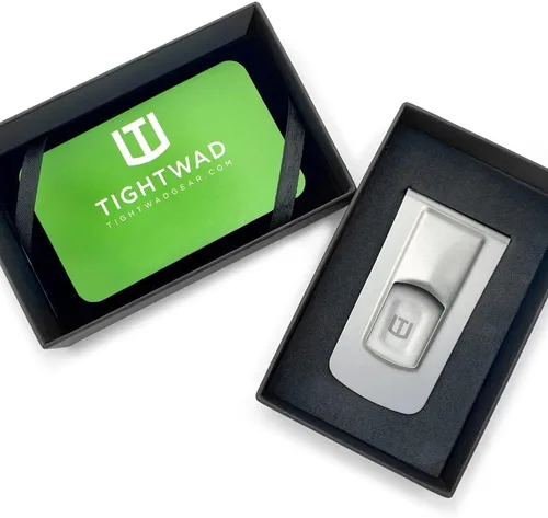 Miniatura 2 de Clip de dinero Tightwad de metal plateado