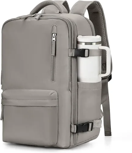 Miniatura 68 de VGCUB Mochila grande de viaje para trabajo, negocios, mochila para computadora portátil aprobada para vuelo, para mujeres y hombres, mochila