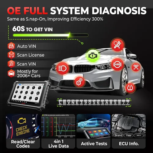 Miniatura 5 de Autel Probador de circuito del escáner MX900+, herramienta de escaneo bidireccional 2025 igual que MK900 con herramienta de escaneo de sonda