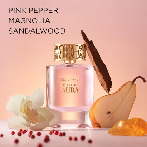 Miniatura 5 de Elizabeth Arden Eternal Aura Eau de Parfum, perfume para mujer con notas de pimienta rosa, magnolia y sándalo - Perfume floral y ámbar para mujer