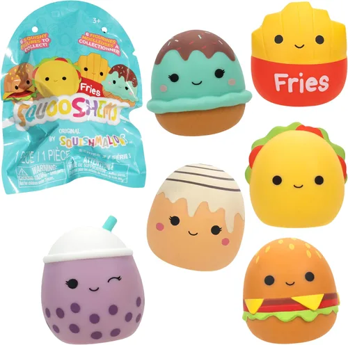 Squishmallows Squooshems: Food Series - Paquete de 1 bolsa oficial Kellytoy – Mini bolsa ciega coleccionable misteriosa de juguete blando y
