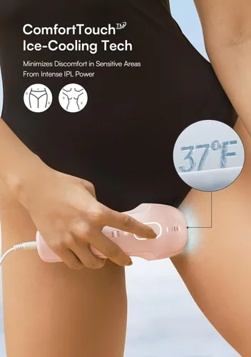 Miniatura 7 de INIA Depilación Láser con Cuidado de Enfriamiento por Hielo para Mujeres y Hombres, HAUTE Pro Removedor de Vello IPL Indoloro para Uso en Casa