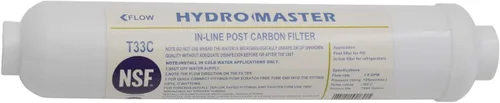 Miniatura 4 de HYDRO MASTER FILTRO DE CARBONO EN LÍNEA CON CONEXIÓN NPT de 1/4 pulgadas, 10 pulgadas x 2 pulgadas.