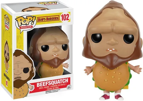 Miniatura 3 de Animación Funko POP: Hamburguesas de Bob - Figura de acción de Beefsquatch