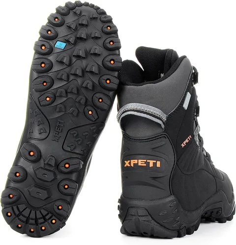 Miniatura 6 de XPETI Thermator - Botas de senderismo ligeras y antideslizantes para hombre, Nieve