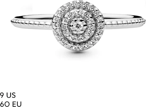 Miniatura 7 de PANDORA Anillo elegante de circonita cúbica brillante en plata de ley