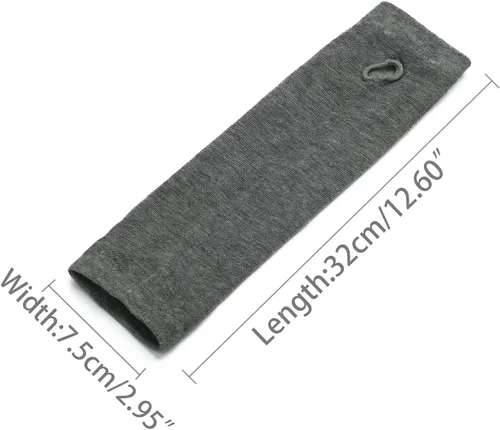 Miniatura 33 de Allegra K Calentadores de brazo sin dedos unisex de moda clásica