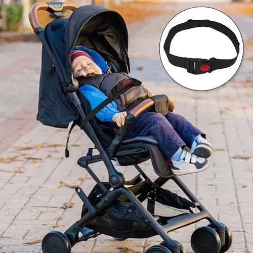 Miniatura 4 de Correas de repuesto para silla alta, 2 unidades, para cochecito de bebé, cinturón de seguridad de 2 puntos, arnés de seguridad para silla de bebé