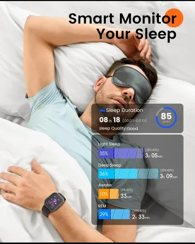 Miniatura 6 de Relojes inteligentes para mujer Reloj Mujer reloj inteligente con 30 días de duración de la batería SpO2 monitor de frecuencia cardíaca para dormir