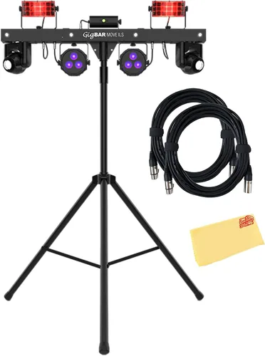 Miniatura 6 de CHAUVET DJ Paquete 4BAR Quad ILS con 2 cables DMX y paño de pulido Austin Bazaar