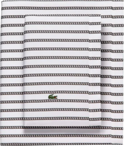 Miniatura 31 de Lacoste Juego de sábanas de algodón de 3 piezas, camuflaje, avena, tamaño individual
