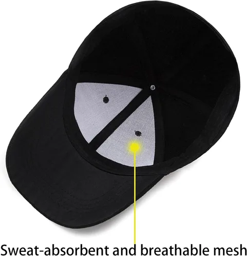 Miniatura 5 de SHITOUPU Gorra de béisbol ajustable para papá, sombrero de algodón sin estructurar