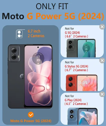 Miniatura 341 de FNTCASE Funda para iPhone 17 Pro: Fundas delgadas translúcidas de color azul claro compatibles con MagSafe, protección completa de la cámara
