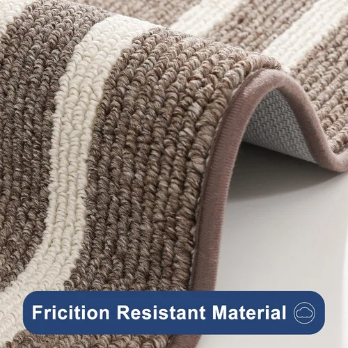 Miniatura 5 de COSY HOMEER Tapetes largos de cocina para el frente del fregadero, alfombras y tapetes de cocina súper absorbentes, 24 x 48 pulgadas, tapete