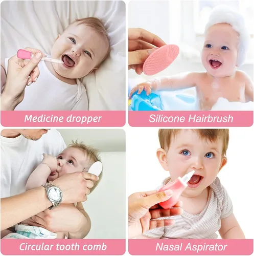 Miniatura 4 de Kit de cuidado y aseo para bebés recién nacidos, kit de cuidado de bebé de 31 piezas mejorado, kit de seguridad para recién nacidos, set de cuidado