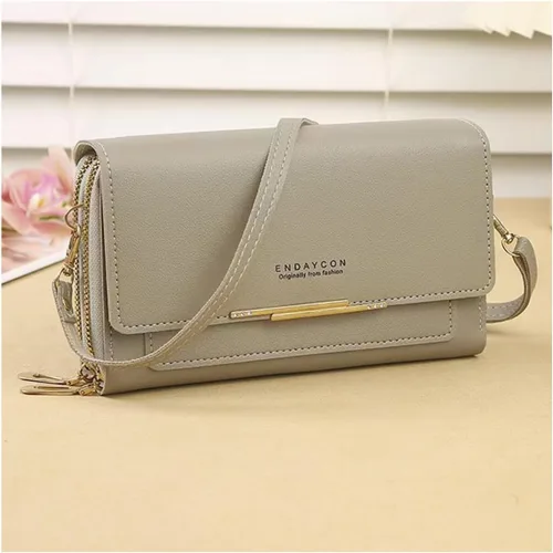 Miniatura 4 de Pequeñas bolsas cruzadas para mujer, cartera de cuero para tarjetas de crédito, cartera con correa de hombro ajustable para mujer.