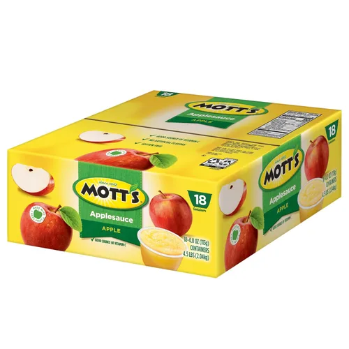 Miniatura 10 de Mott's Puré de manzana, taza de 4 onzas, 18