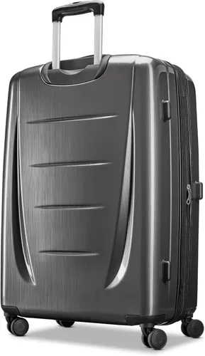Miniatura 8 de Samsonite Winfield 2 Equipaje rígido con ruedas giratorias, Carbón vegetal, Grande de 28 pulgadas, a cuadros