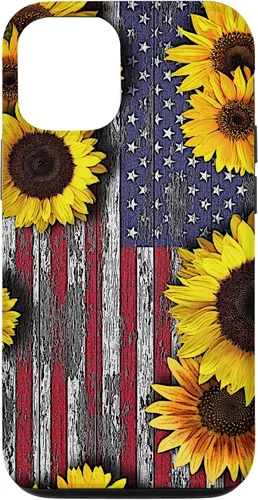 Miniatura 28 de American Flag with Sunflowers Case for iPhone 17