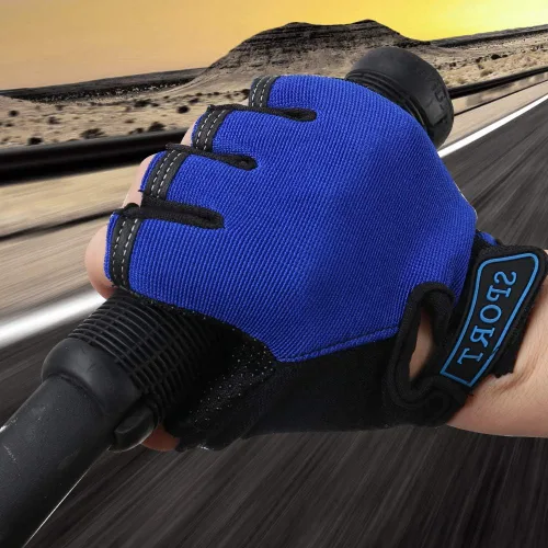 Miniatura 2 de FREEHAWK Guantes de ciclismo para niños, antideslizantes, ultrafinos, medio dedo, ciclismo, transpirables, guantes de patinaje sobre ruedas