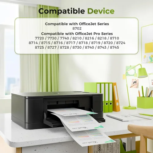 Miniatura 4 de Valuetoner Paquete combinado de cartuchos de tinta 952XL de repuesto para cartuchos de tinta HP 952XL, paquete combinado 952 XL 952 para Officejet