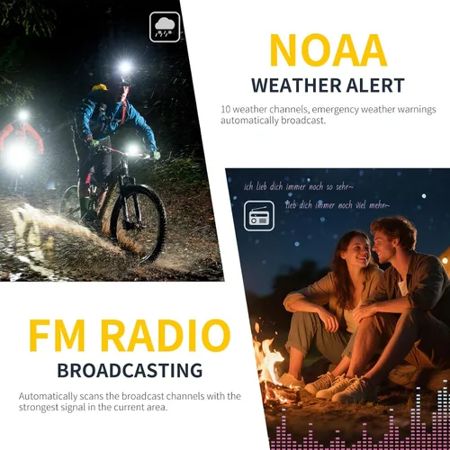 Miniatura 7 de Gaswei G2Pro+ Walkie Talkies de Servicio Pesado IP67 Radios Bidireccionales Impermeables con Alerta Meteorológica NOAA y Flotante 2 Vatios