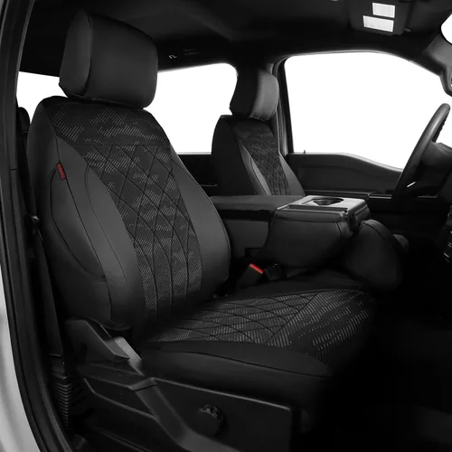 Miniatura 12 de EKR Fundas de asiento F150 para Ford F-150 STX 2024-2026 y F150 XL/XLT/Tremor 2021-2026 y (Lightning) F-150 Pro/XLT/Flash 2022-2024, resistentes