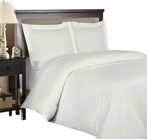 Miniatura 6 de Royal Hotel Bedding Edredón alternativo de plumón de ganso siberiano de 600 hilos, 8 piezas, tamaño matrimonial, 100% algodón, incluye sábanas