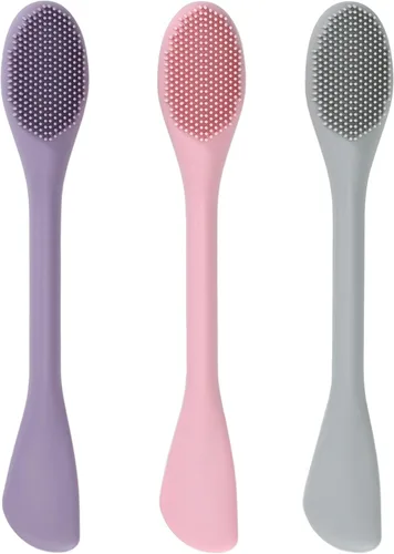 Huare Technology - Aplicador de máscara facial de silicona, 3 unidades, pinceles para máscara facial para barro, arcilla, máscara mixta de carbón,