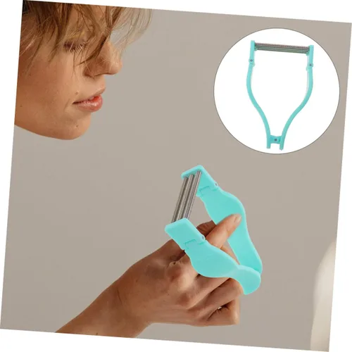 Miniatura 3 de 3 unidades de removedor de pelo de primavera para la cara, depiladora facial de mano, herramienta de eliminación fácil de pelo para mujeres, diseño