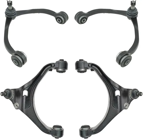 Miniatura 23 de TRQ Brazo de control delantero superior e inferior con rótula juego de 4 piezas compatible con Land Rover Range Rover 2003-2012