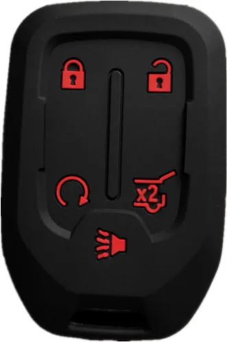 Funda protectora para llavero inteligente para Chevrolet Silverado GMC Acadia Terrain Yukon Suburban Tahoe HYQ1AA 13584502 1551A-AA