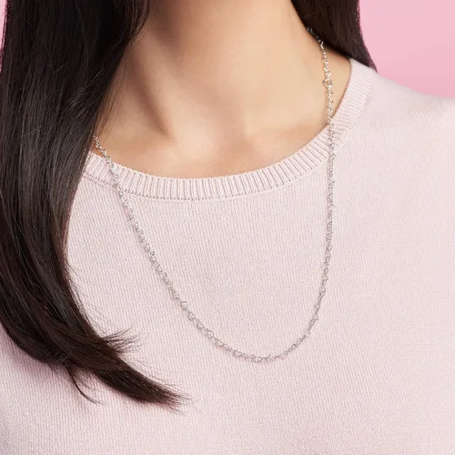 Miniatura 5 de PANDORA Jewelry Joined Hearts - Collar de plata de ley, 23.6 pulgadas, Metal, N A