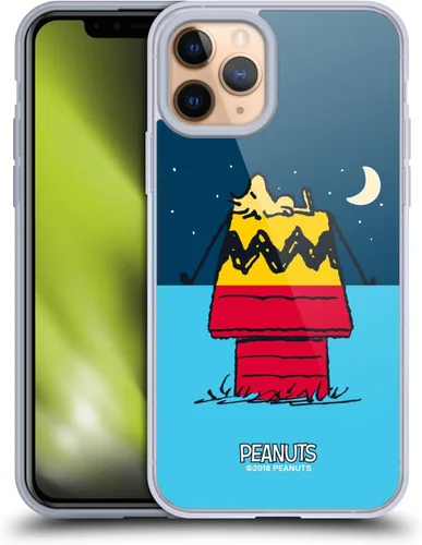 Miniatura 94 de Head Case Designs Funda de gel con licencia oficial de Peanuts Snoopy & Woodstock Halfs and Laughs [protección de grado militar] compatible