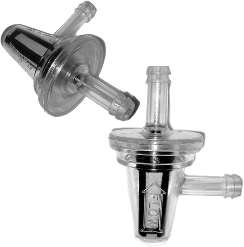 Paquete de 2 Filtros de Combustible en Línea L de Ángulo Recto de 90 Grados 1/4'' 6mm 7mm Filtros de Combustible en Línea de Repuesto para Motor de
