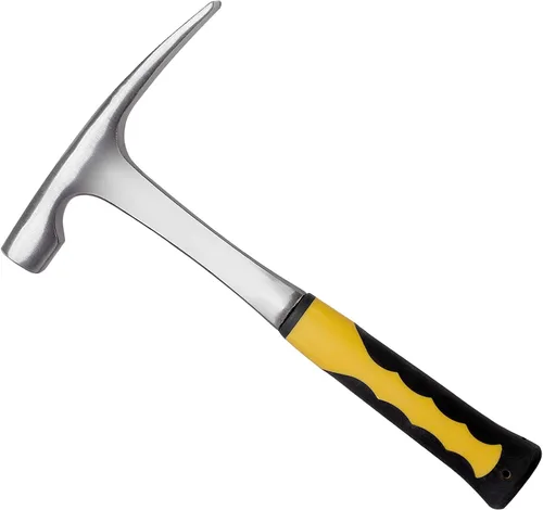 Miniatura 8 de KEILEOHO Paquete de 2 martillos de 32 onzas con mango antideslizante, martillo geólogo de acero de 11.8 pulgadas, martillo de mampostería forjado