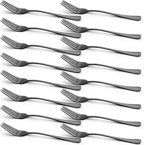 Miniatura 9 de Briout Cubiertos, Juego de 16 Tenedores de Cena, 8 Pulgadas Tenedores de Acero Inoxidable de Grado Alimenticio Premium para Hogar Cocina Fiesta