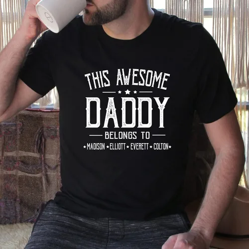 Miniatura 5 de IZI POD - Camisa personalizada para abuelo, nietos, para cumpleaños, Navidad, Día del Padre, papá, abuelo