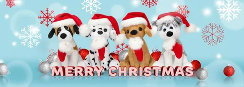 Miniatura 2 de Plushland Adorable oso de peluche de Papá Noel suave y peludo, juguetes de peluche para vacaciones, accesorios de Navidad, un regalo perfecto