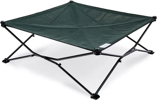Miniatura 16 de Coolaroo On-The-Go - Cama elevada para perros plegable y portátil con tela transpirable y resistente a la humedad, bolsa de transporte incluida