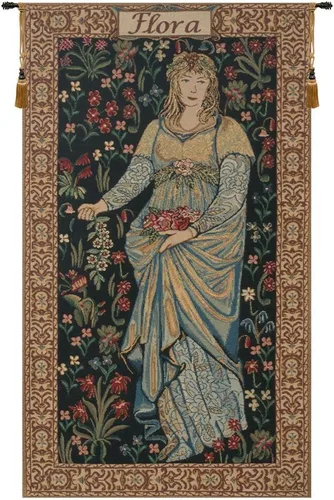 Miniatura 18 de Charlotte Home Furnishings Inc - Tapiz belga mediano para colgar en la pared Acanthus III Decoración de pared inspirada en la naturaleza 33 x 40