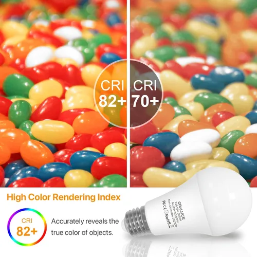 Miniatura 5 de ORALUCE Bombillas LED de 100 vatios, equivalente a 120 vatios, 15 W, 1600 lúmenes, 3000 K, bombillas LED blancas suaves, base media E26, no Blanco