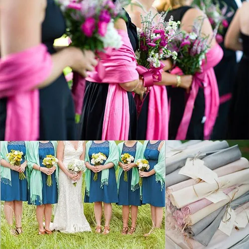 Miniatura 7 de maamgic Chales de pashmina para mujer, grandes, suaves, con sensación de cachemira, bufanda ligera