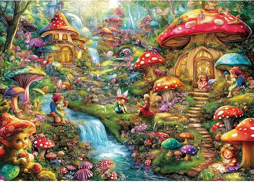 Miniatura 19 de Rompecabezas de paisaje de ciudad de otoño para adultos, 1000 piezas, divertidos y coloridos rompecabezas de otoño vibrante Stree de 1000 piezas